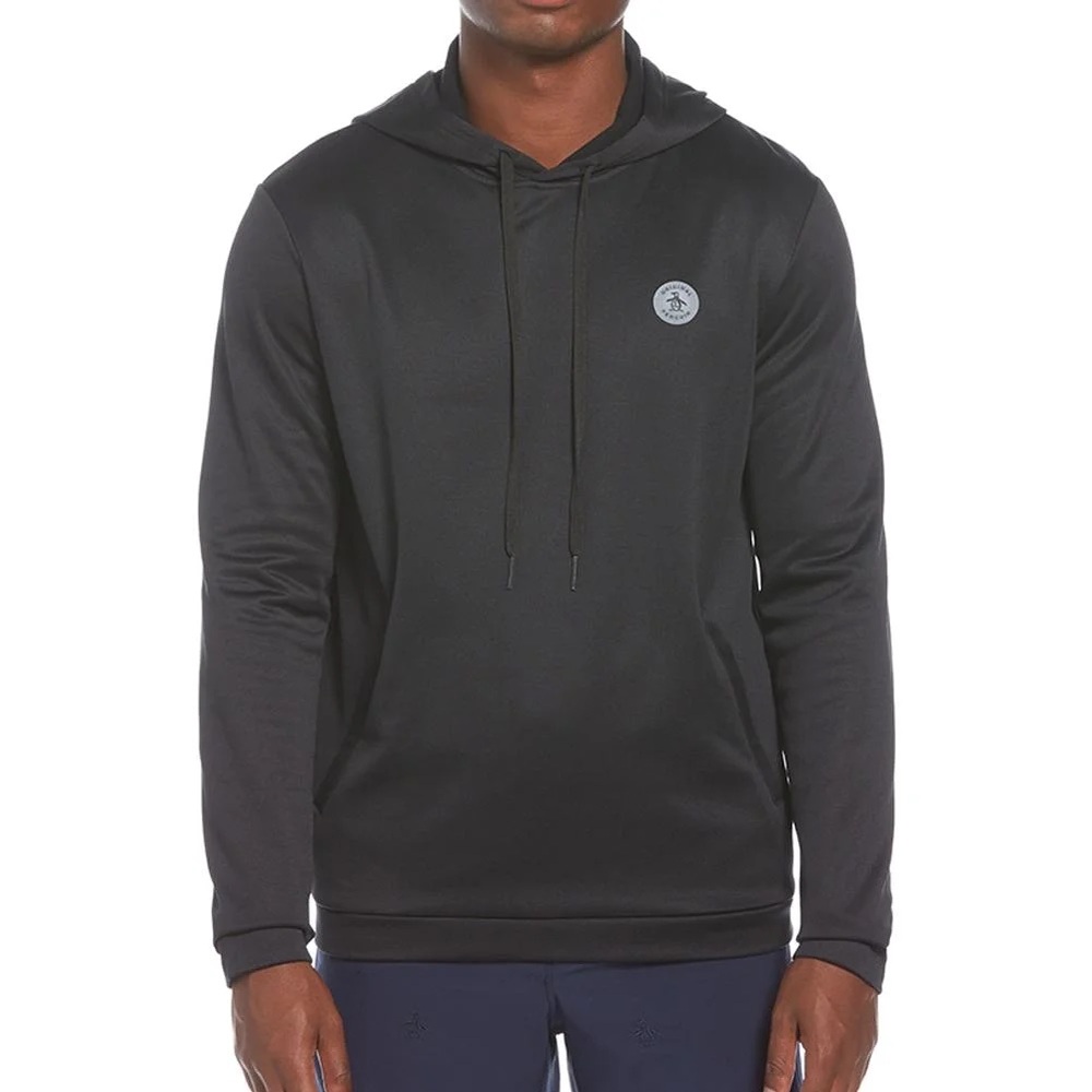 Original Penguin Golf Performance Hoodie| Black | Quiet Luxury | L